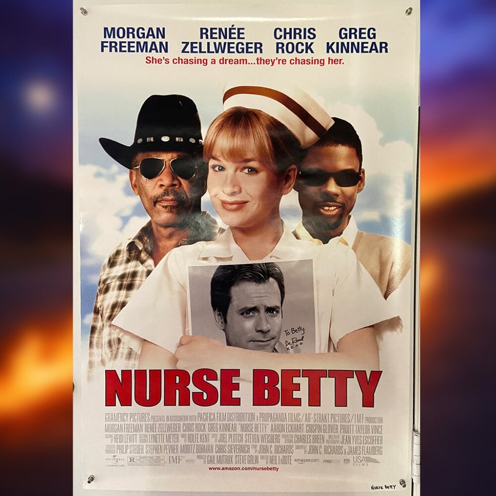 NURSE BETTY (2000) - ORIGINAL DOUBLE SIDED MOVIE POSTER